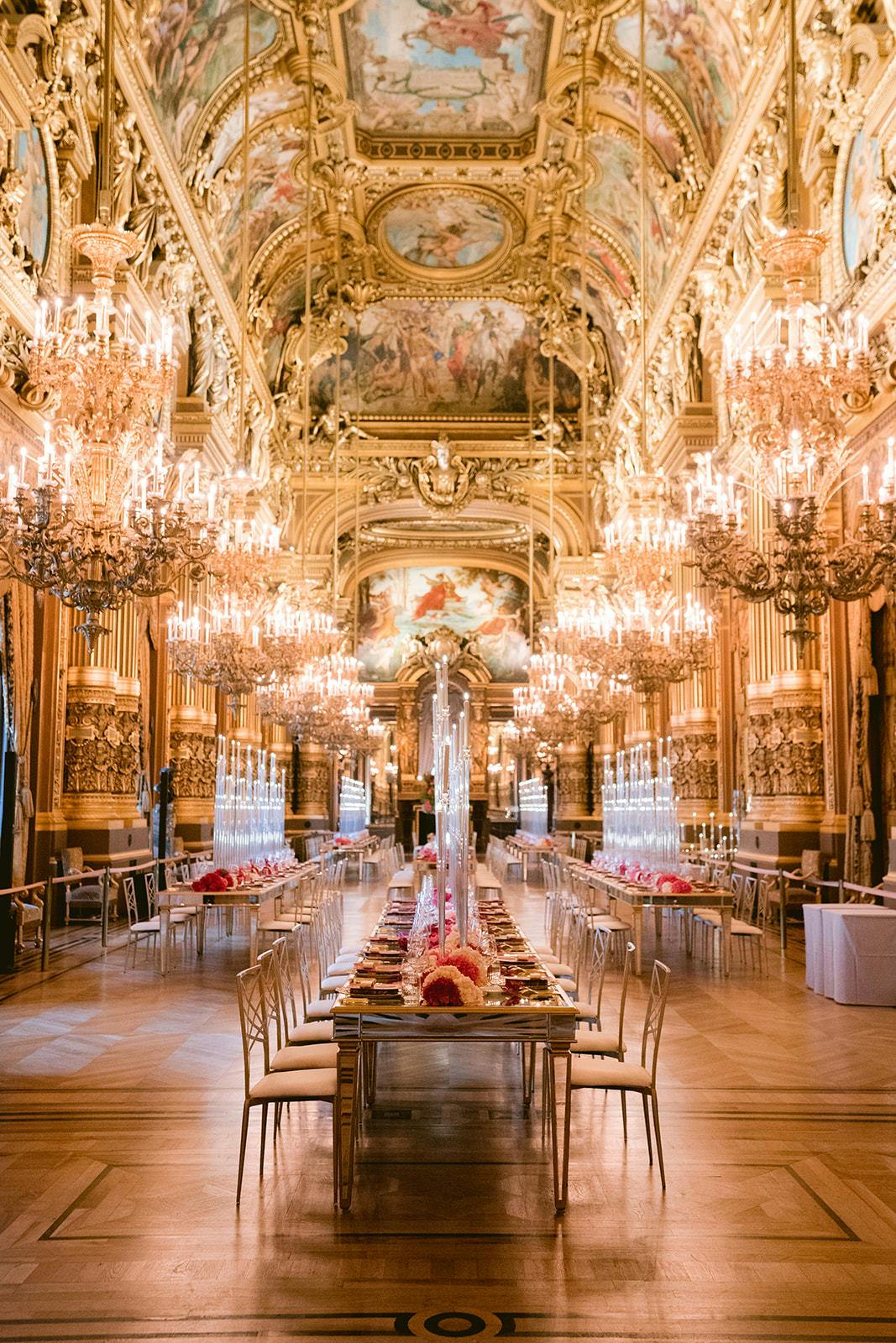 Glamorous Wedding at The Palais Garnier in Paris, France