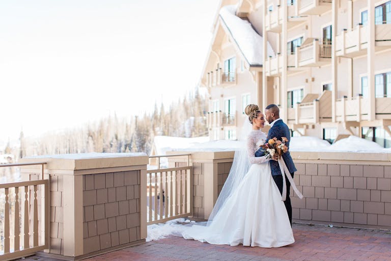 Winter Mountain Wedding at Montage Deer Valley park city wedding venues | PartySlate