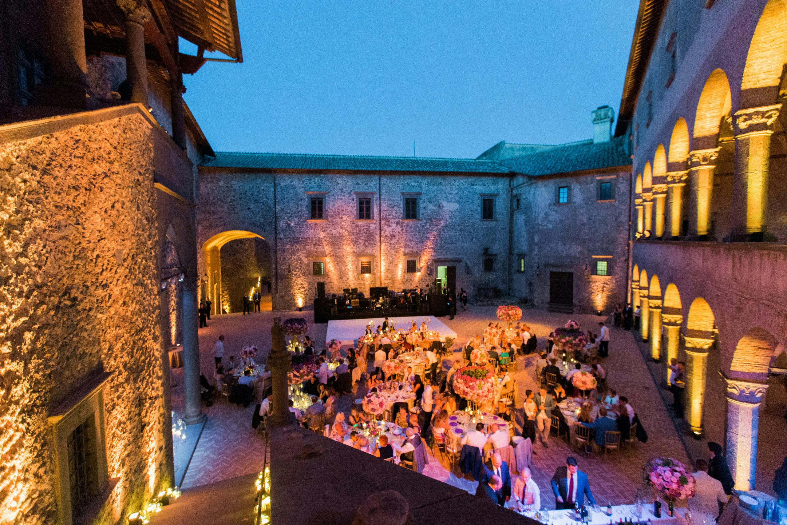 Roman Romance Wedding at Castello di Bracciano in Bracciano, Italy