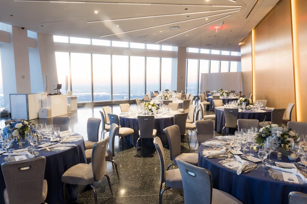 Sophisticated Micro Wedding at ASPIRE at One World Observatory in New York, New York