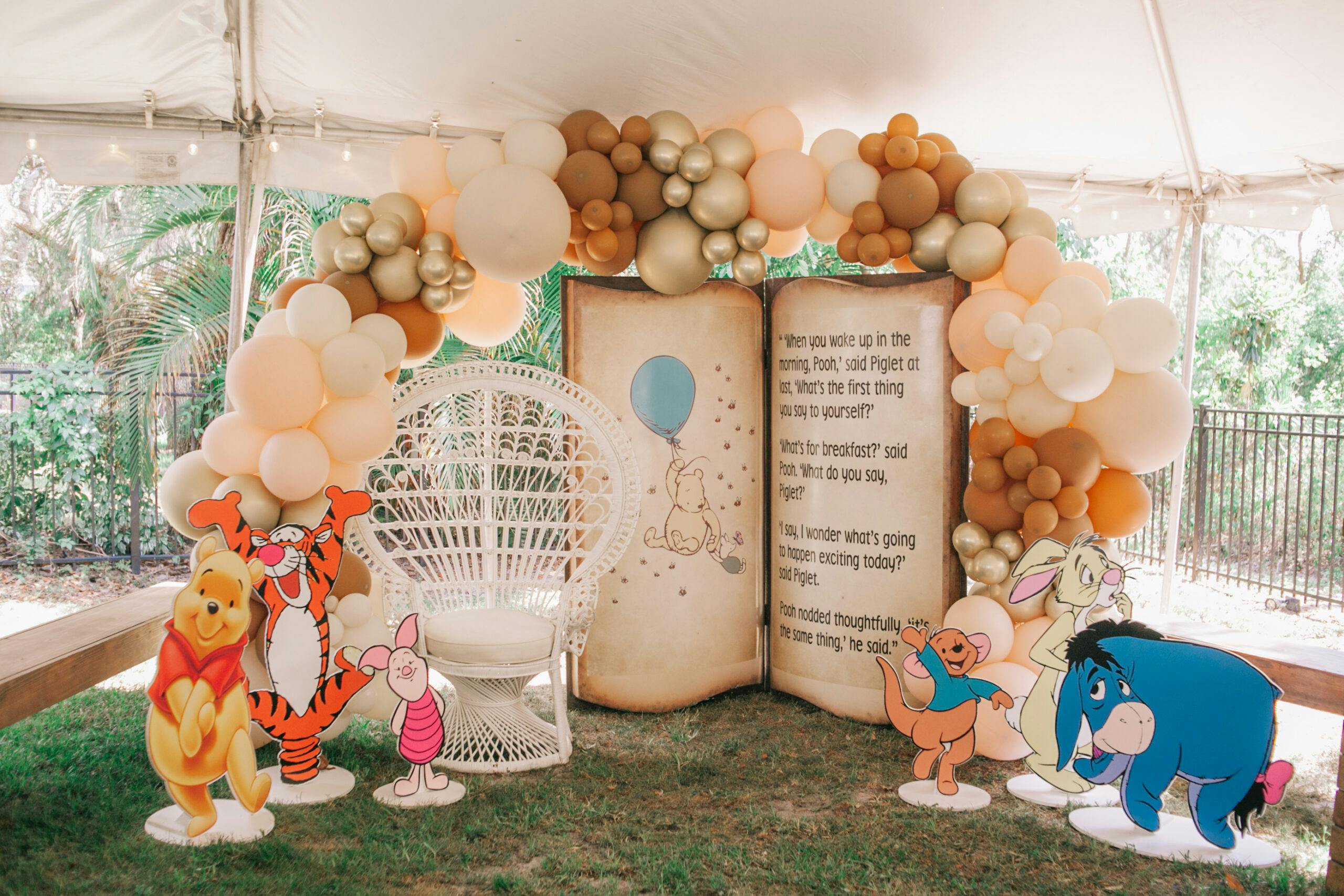 Adorable Winnie The Pooh Inspired Baby Shower in Tampa, Florida