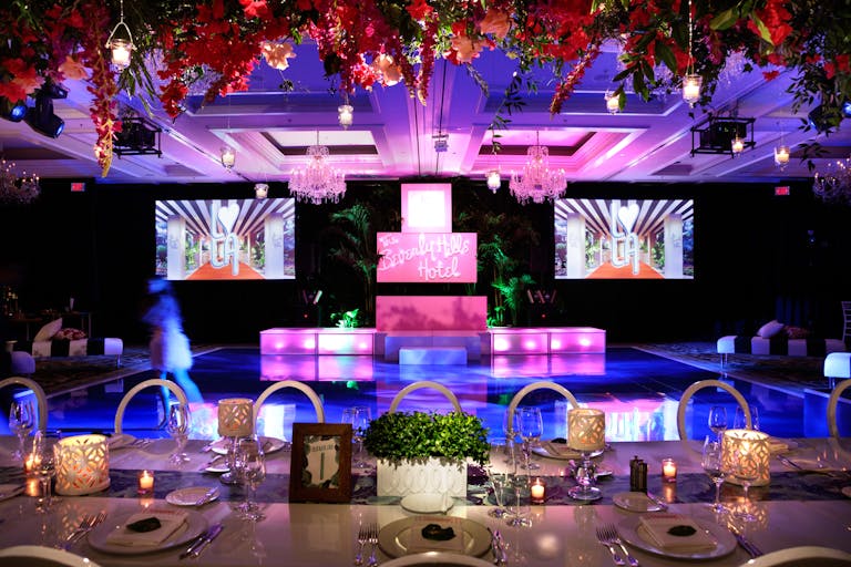 Beverly Hills Hotel Mitzvah at the Four Seasons in Chicago, IL