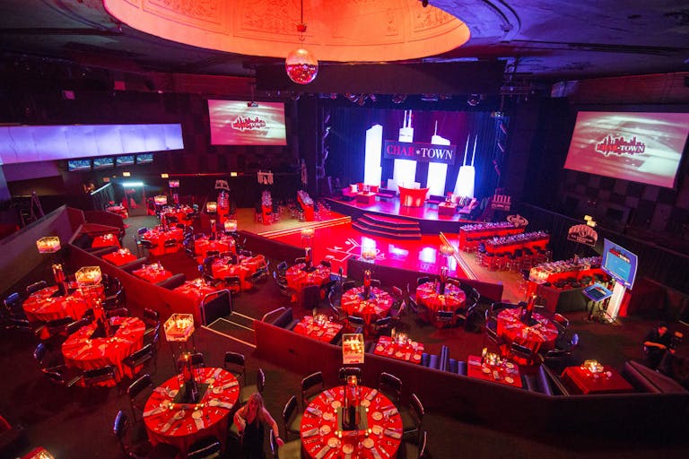 Chicago Theme Bar Mitzvah at The Park West in Chicago.