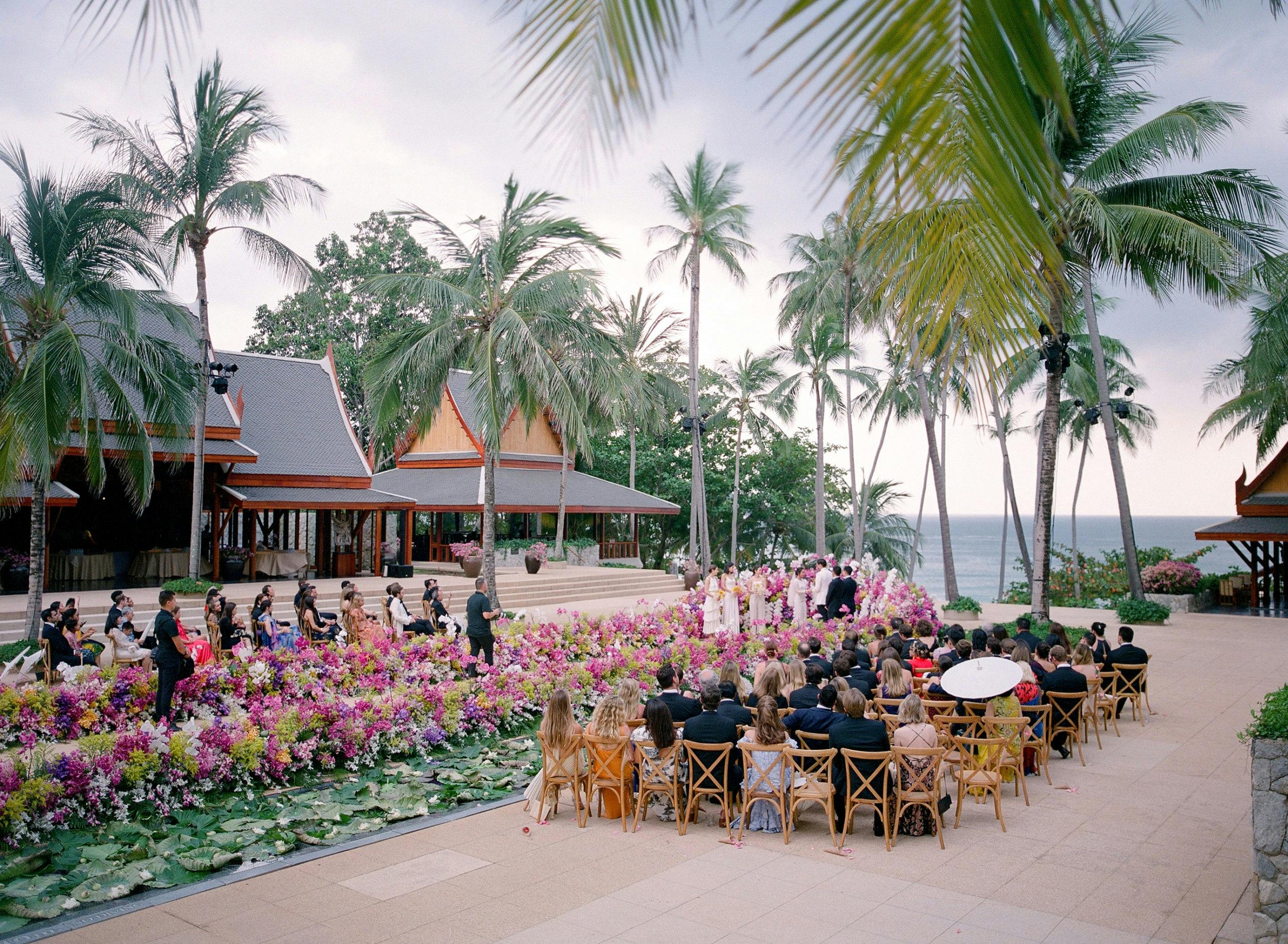 Colorful Wedding at Amanpuri in Phuket, Thailand
