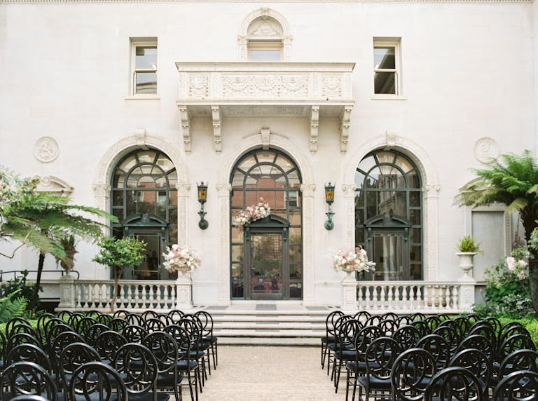 Elegant Courtyard Wedding at unique san francisco wedding venue | PartySlate