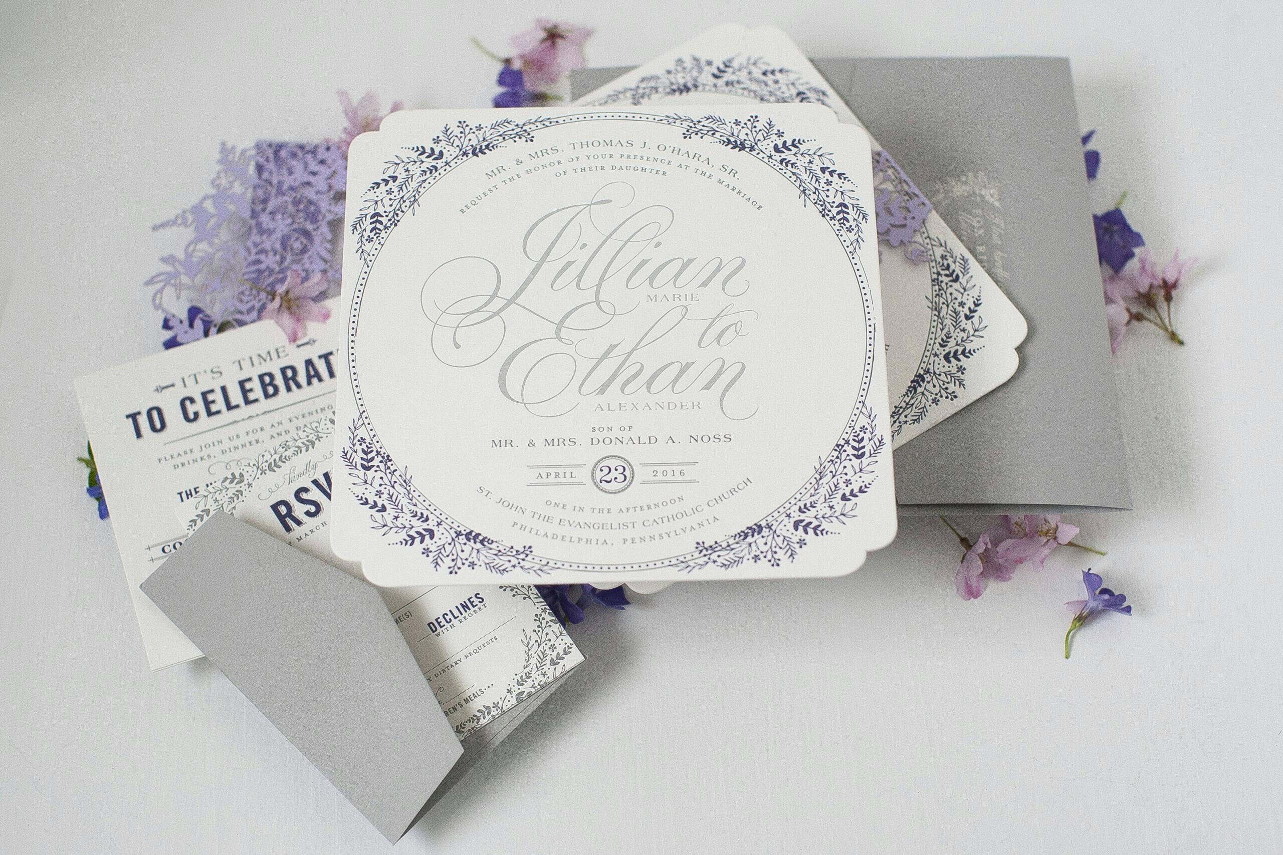 Romantic Lavender Wedding Suite in Wayne, PA