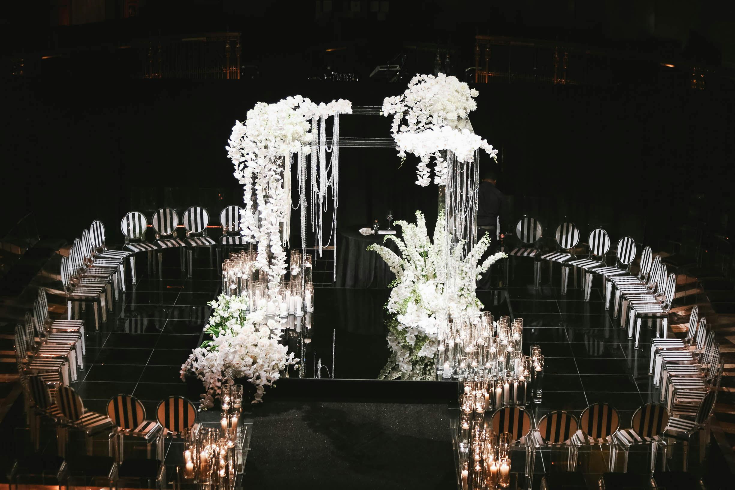 Black & White Wedding at Gotham Hall in New York, New York