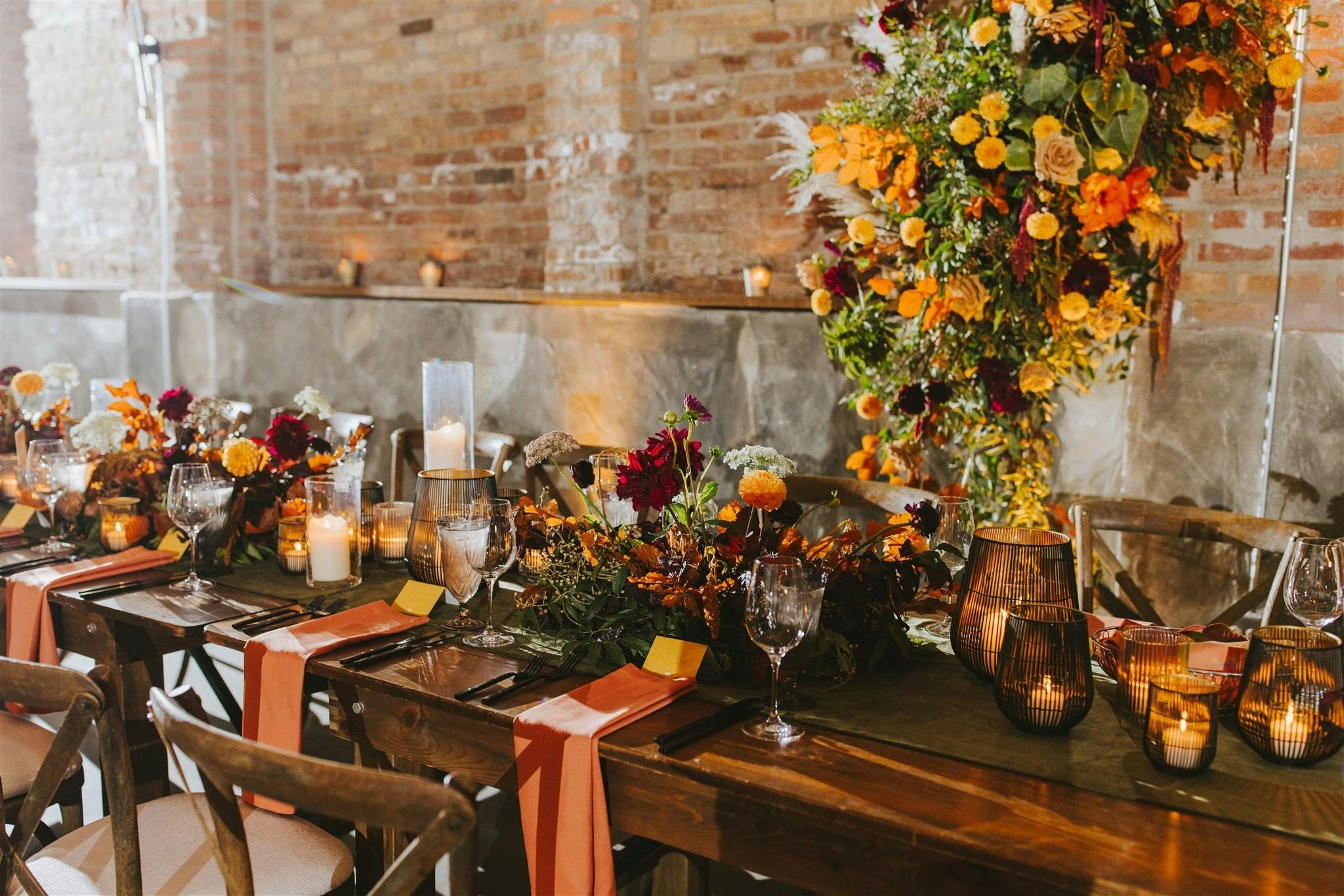 An Ode to Fall Wedding Colors: Inspired by Real Couples - PartySlate