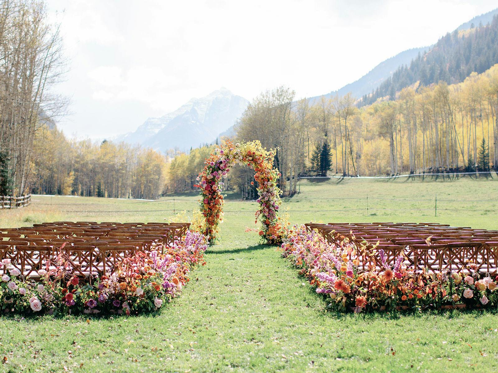 Summer Wedding at T-Lazy-7 Ranch in Aspen, Colorado