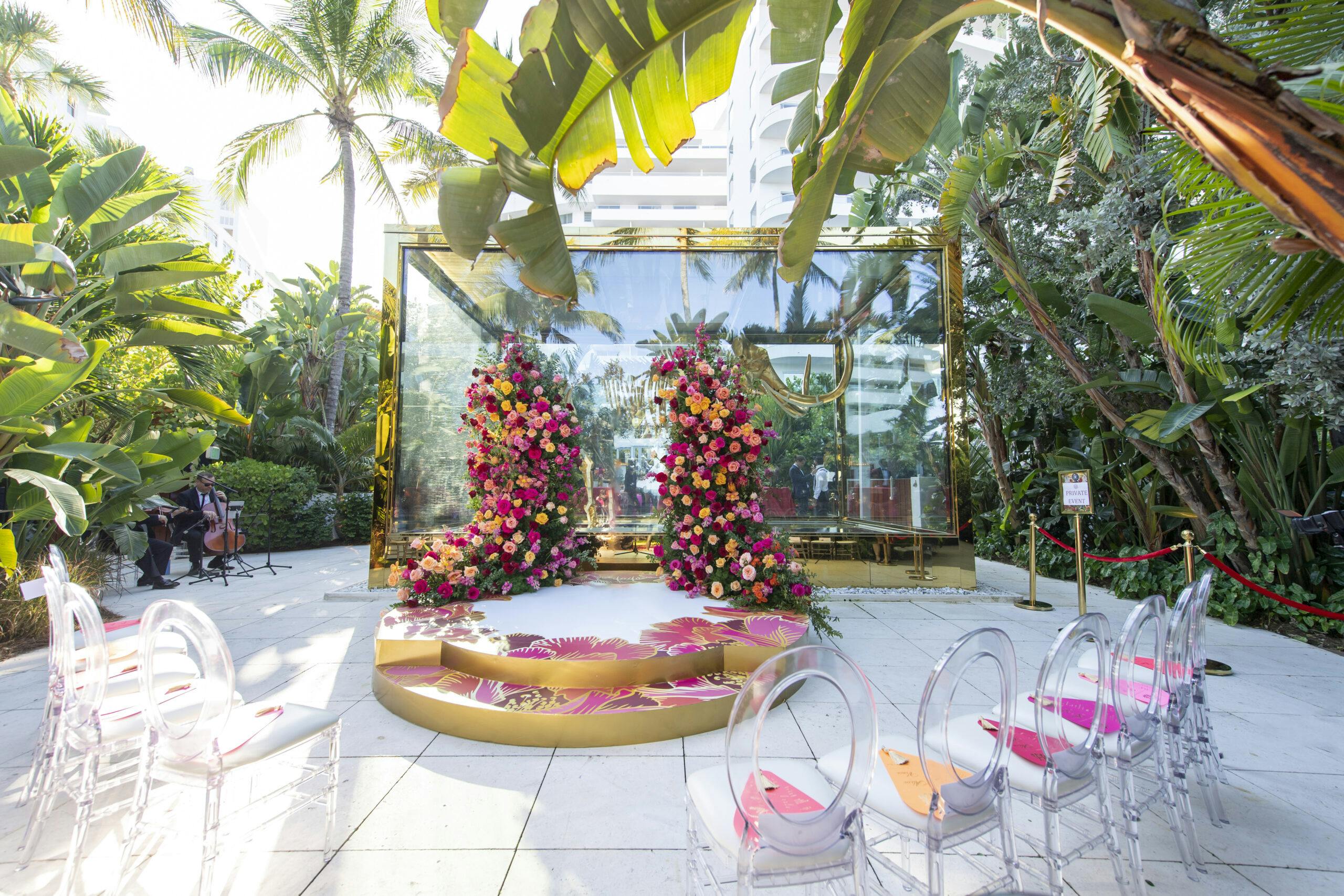 Romantic Love Tree with Heart-Shaped Leaves in Vibrant Garden