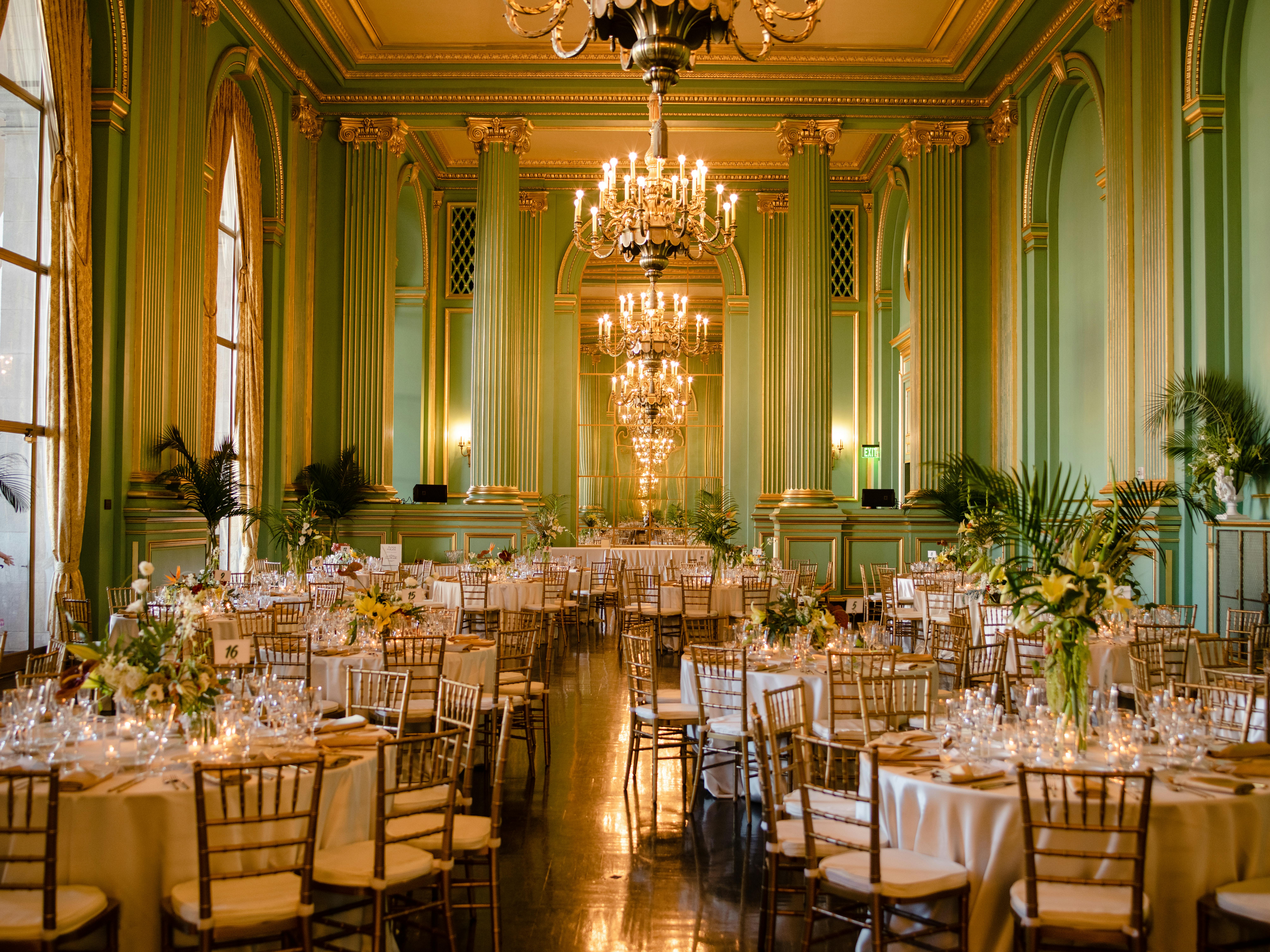 Cuban Inspired Tropical Wedding at San Francisco Opera