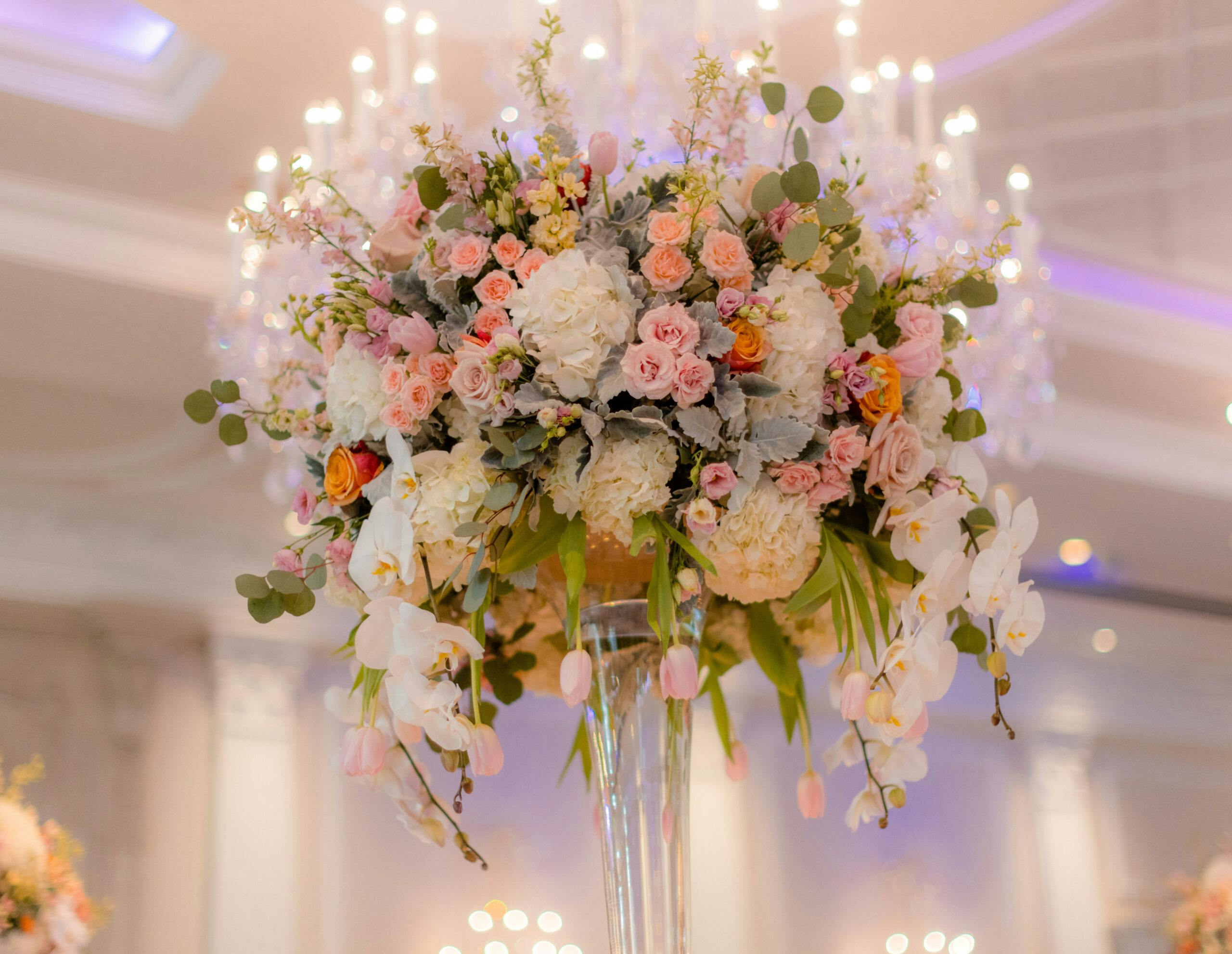 7 Rose Wedding Centerpiece Ideas [Photos] - PartySlate