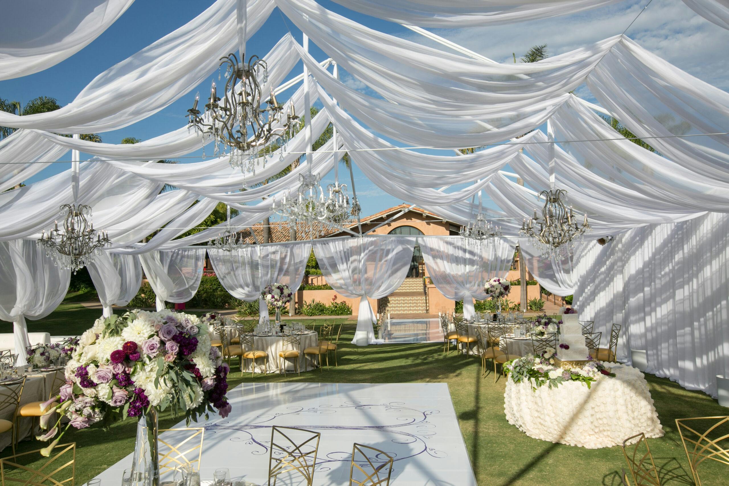 outdoor wedding tents ideas