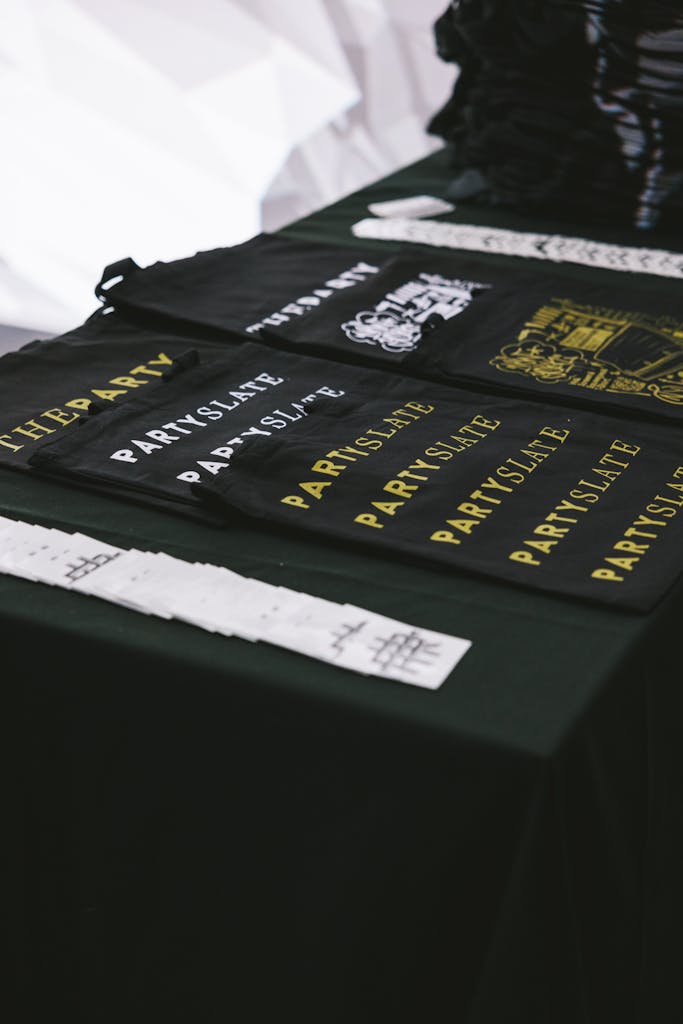 PartySlate paint printed tote bags