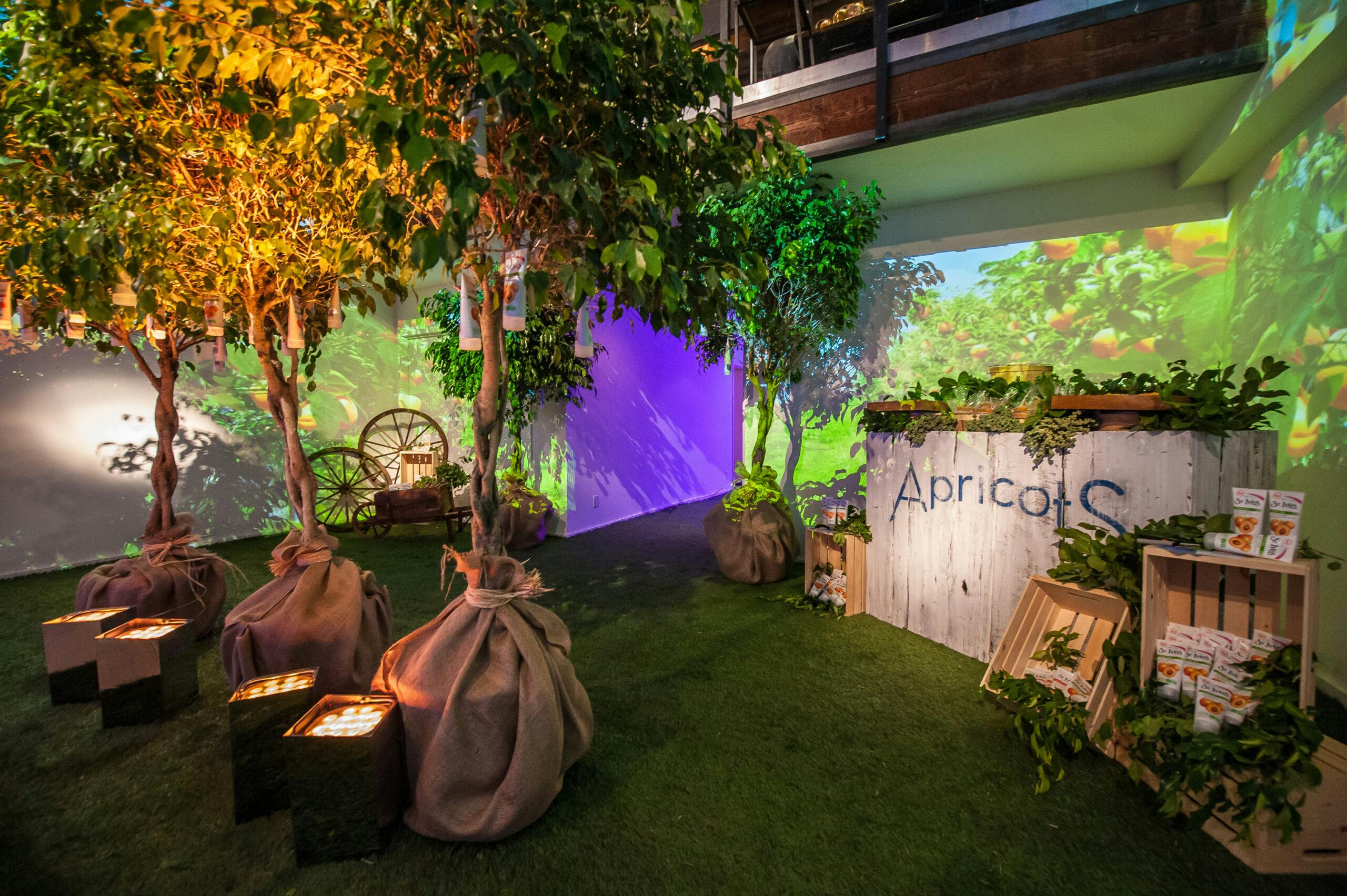 Glamorous and Tropical Immersive Product Launch Party for St. Ive's in New York, New York