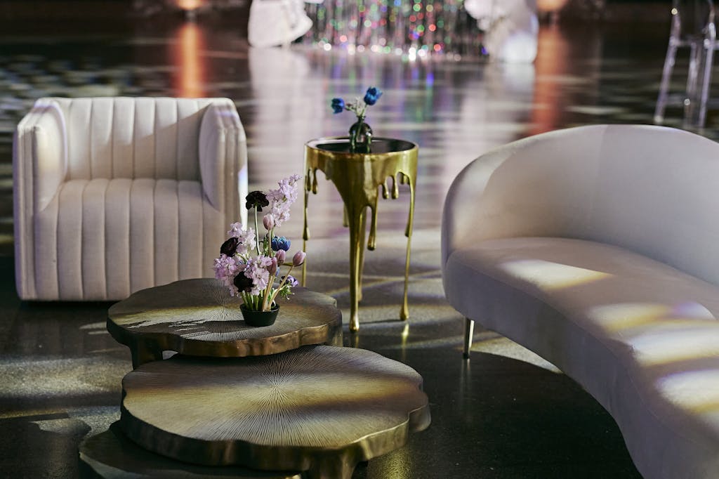 Lounge seating area