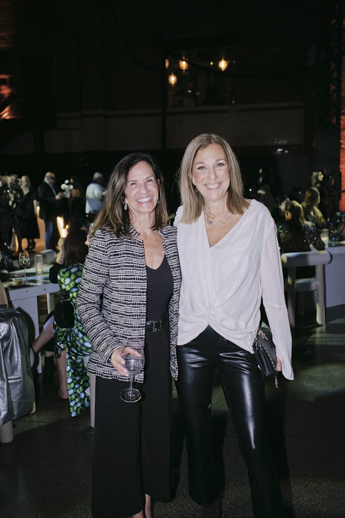 Two women posing for a picture