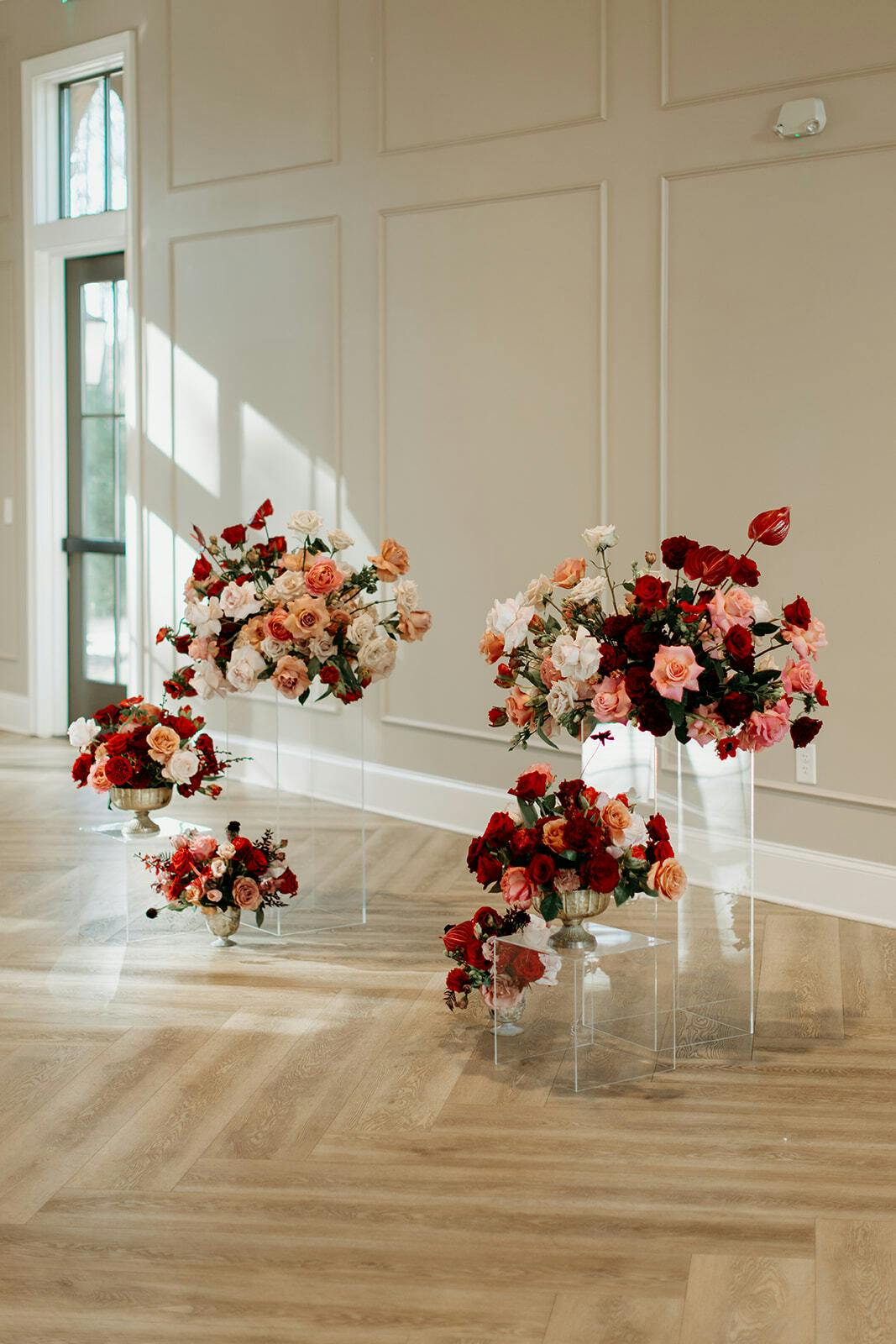 Catie & Sim's Romantic, Bold Glam Wedding