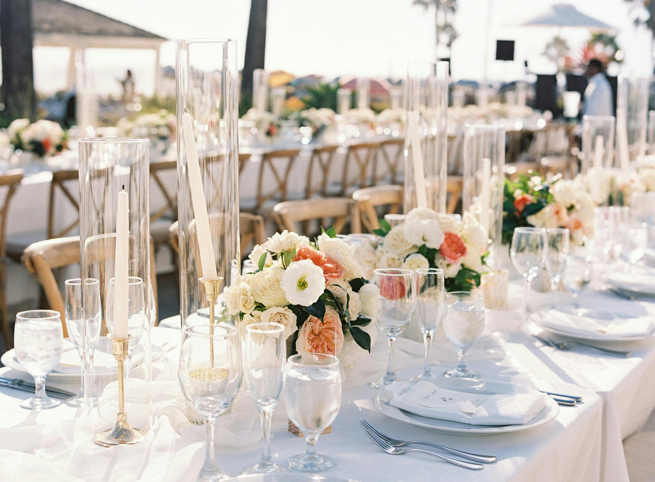 Romantic Summer Beachfront Wedding in Santa Monica, CA