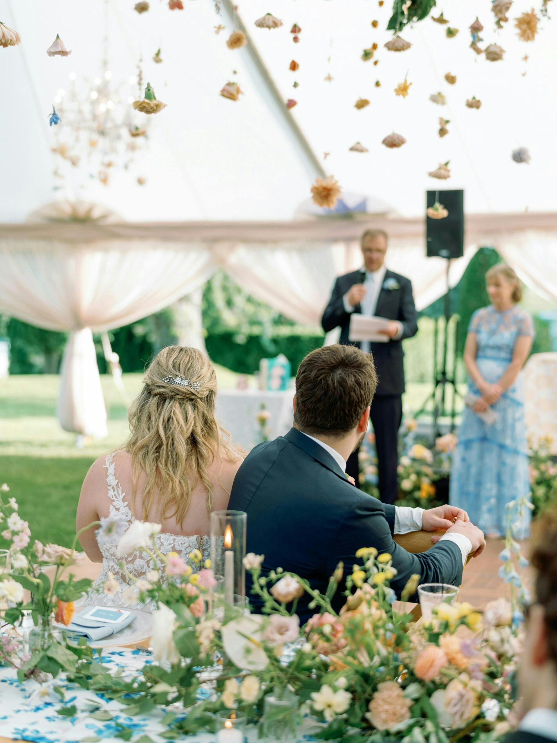 Vibrant Floral Vermont Summer Wedding - The Inn At Burklyn