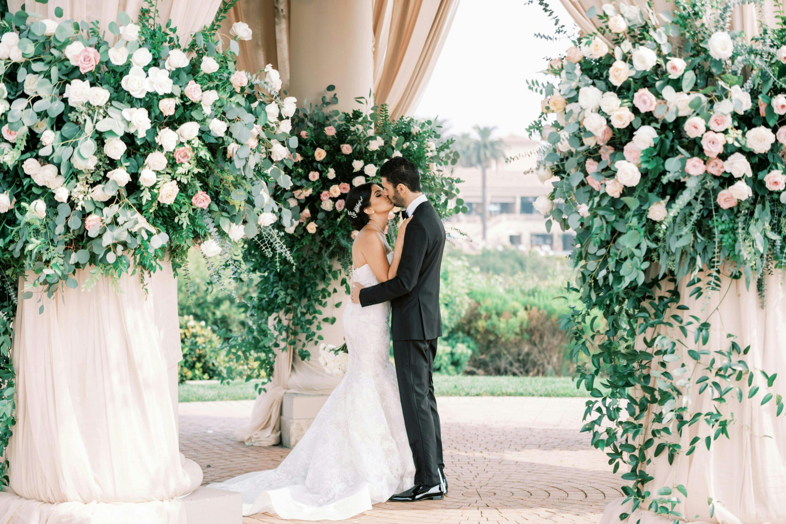 Romantic Floral Garden Wedding at The Resort at Pelican Hill in Newport Beach, CA