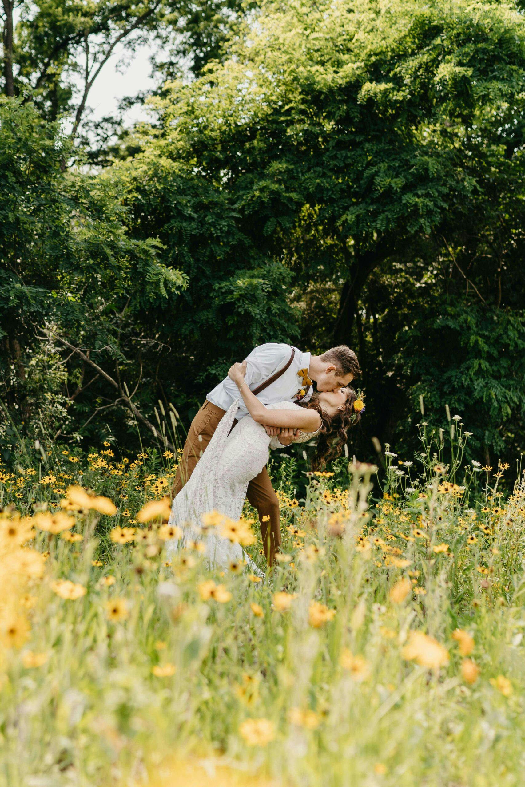 Timeless Bohemian Wedding at Camp Aramoni in Tonica, Illinois